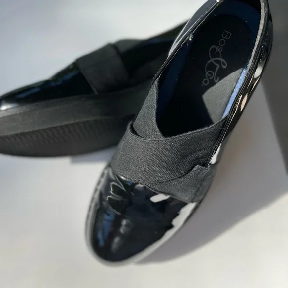 BOS & Co studded patent leather loafer / oxford 39 us8 - Picture 1 of 15